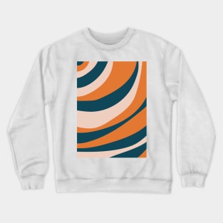 Curved stripes II Crewneck Sweatshirt